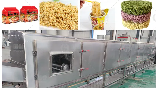 High Efficiency Fried Instant Noodles Production Line with Oil Filter System